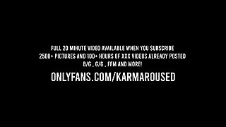 Couch FFM bisexual 3SUM with Creampie eating