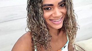 Stepdad Takes Teen Stepdaughter's Anal Virginity - Brazilian 18 Year Old First Time Anal