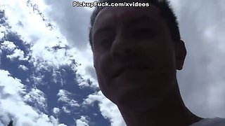 Spaniard pickup at the bus stop and fucked her