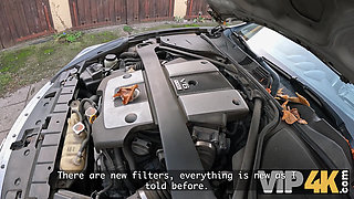 VIP4K. She showed me her Tits in Public, and I sold them a Car