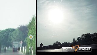 Wolf Wagner Com featuring Ashley Cumstar's gagging clip