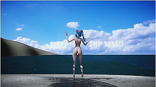 Miku - T-ara - Bunny Style - Beach Stage 1287