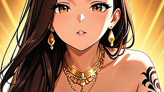 HotcoreEngine - Indian Anime Temptress - Exotic Beauty With Irresistible Curves in a Steamy Fantasy Scene