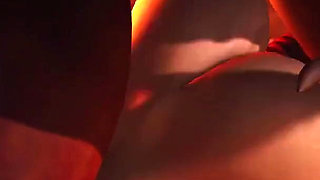 Inferno. Hot sex in hell. Devil fucks hard a young sexy slave