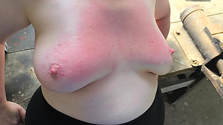 Titslapping World Record Trainig 2 - 8 of 18 - 4230 Slaps