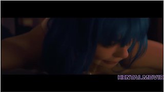 Ai Generated Hentai - Chick With Blue Hair Fucked By Alien Monster