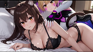 Night Encounter with Masked Warriors