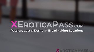 Cute redhead Lacy Lennon has a perfect day with her best friend who finally seduces her