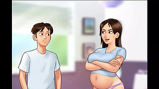 Summertime Saga Part 306 - Jenny's New Hentai Sex Scene with Shy Cosplay & Ahegao by MissKitty2K