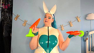 Bunny Domme Ass Stuffing JOI - Solo Girl