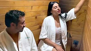 Hot Latina Neighbor Fucks Me Hard in Turkish Bath - Cheating Wife Revenge