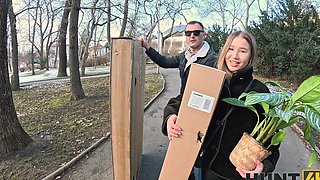 The couple agreed to a bold experiment with a busty blonde beauty.