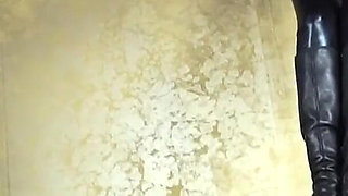 Dominatrix Boots Trampling Submissive Slave