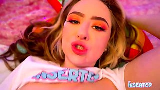 Cute Teen Mandii Rose Big Tits Hot Panties POV Creampie Full Pussy