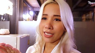 Emo teen on solo webcam masturbation
