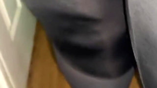 Walking Around Desperate for Pee Pissing on My Pants