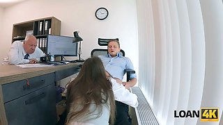 Loan4k. trampy mina k is playing grubby games with loan chief