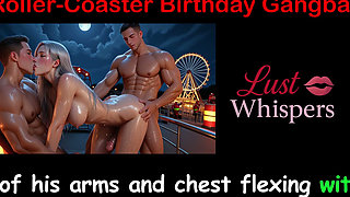 Roller-coaster Birthday Gangbang - English Sex Story