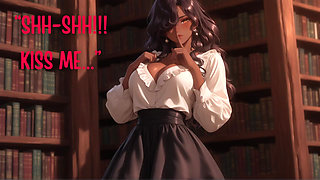Librarian Girlfriend Kissing You While Working (Mouth Sounds) (Moaning) (Writing) (Playful) ASMR