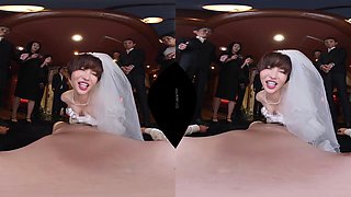 Yuria Satomi in My Worst Wedding Nightmare Comes to Life via Extra Slutty Bride - SodCreate