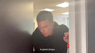 French amateur Maevaa Sinaloa gets her tight pussy destroyed and creampied by Adrien Laurent's massive cock