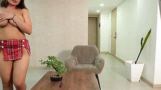 POV I Seduce My Director and Give Him My Pink Pussy to Pass the Subject