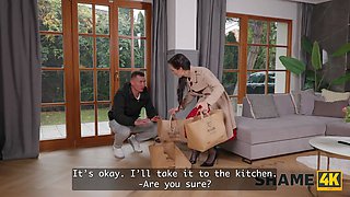 Shame4k. he detected this milf's fattest secret: she enjoys hard aggressive sex