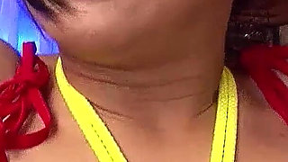 Japan skinny teen banged hard at BDSM party