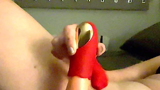 Flicking My Clit With my Tongue Vibrator Until I Oragasm