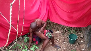 Yam-sized man-meat is firm to watch in the woods today