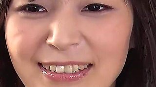 Cute Japanese Teen Get Real Squirt Orgasm While Uncensored Casting Clit Play with Vibrator