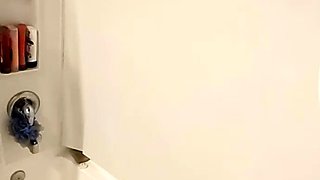 Amateur redhead masturbates then gives a blowjob