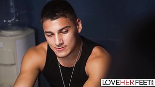 Love Her Feet featuring Kenzie Taylor and Victor Ray's hd clip