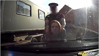 Unfaithful Redhead Girlfriend Gets The Full Length Of A Policemans Big Cock Inside Her With Monty Cash And Candi Cox