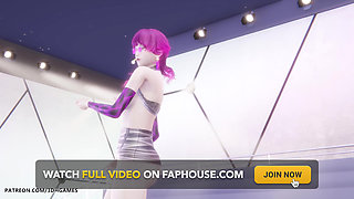 Mmd Mamamoo - Starry Night Evelynn Sexy Striptease League of Legends Hentai Uncensored