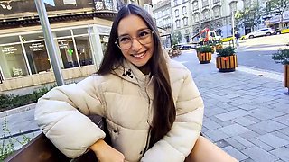 An Italian Beauty Agrees To Spontaneous Hardcore Evening Of