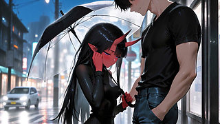 Red Skin Oni Girl Gets Completely Ruined. Hentai Animation (ai)