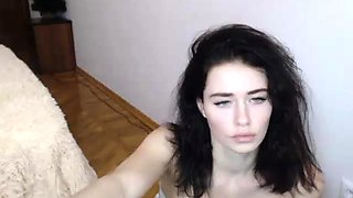 Hottest brunette solo webcam masturbation 2