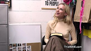 Dildo thief cougar gets busted and banged