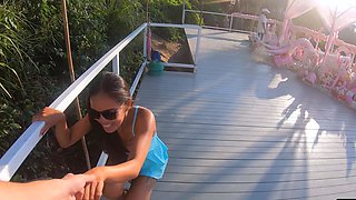 Big ass Thai GF anal after social media
