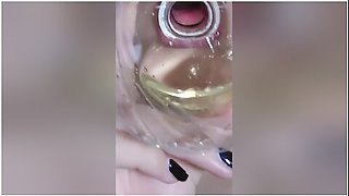 Asmr(naked Amateur Girl)iv / Niinas Drinking Green-tea At Bath Room