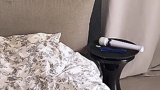 Tied up on Bed Amateur Wife Rough Face Fuck and Oral Creampie