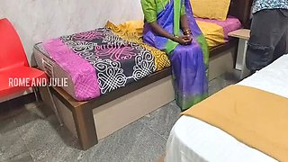 Indian Step Mom Blowjob and Doggy Style with Teen Son in Front of Step Dad - Homemade HD