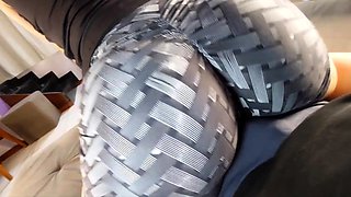 "Step-Sis Teases Me with Her Bubble Butt in Tight Gym