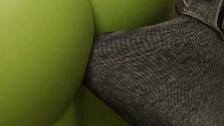 Storage Room Encounter: Siera's Tight Leggings Thighjob - Mansion Days - Part 4 - Brim - by Porn Game 4u