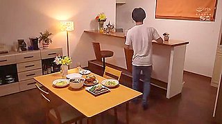 She gets a handjob, a blowjob, cums in her mouth, gets fucked, and gets bukkake'd on her face.