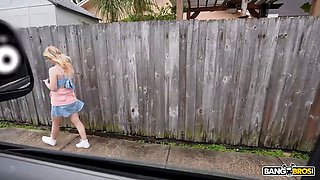 Bangbros - candy lane enjoys every moment in the pound bus and grins as she gets a messy facial cumshot