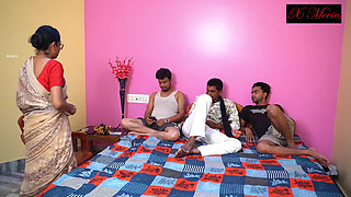 Desi Wife Swapping Sex with Office Boss! Indian Sex