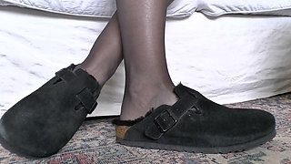 Sniff My Cheesy Nylon-slippered Feet