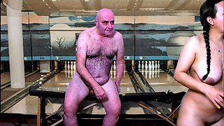 Fingerblasting, creampie, voyeur